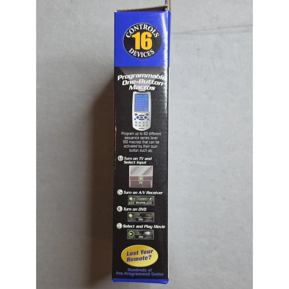 Sima SUR-35 Ultimate Universal Learning Remote Control Touch Screen Backlit NIB - Picture 3 of 6